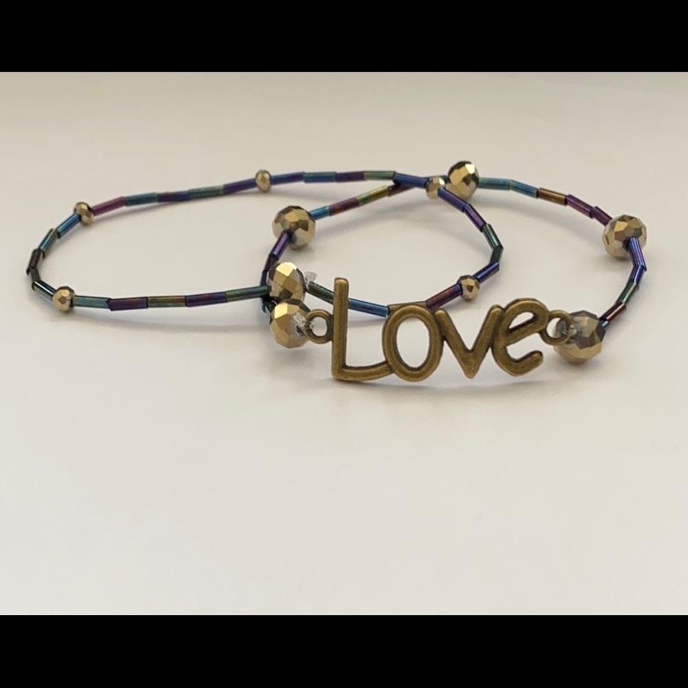 Super cute LOVE Bracelet Set